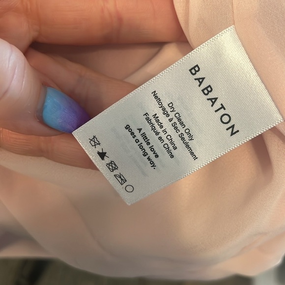 Aritzia Babaton Patricio Dress Short Sleeves Size 10 A-line - Picture 8 of 9